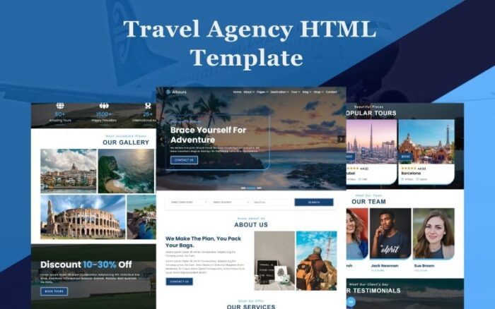 Altours - Template Situs Web HTML5 Agen Perjalanan