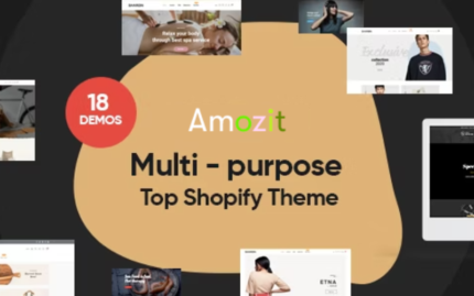 Amozit - Responsive Multipurpose  Shopify Theme