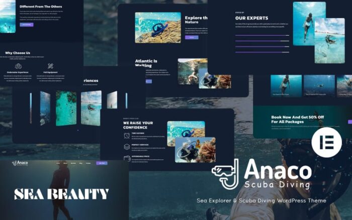 Anaco - Tema WordPress Sea Explorer & Scuba Diving