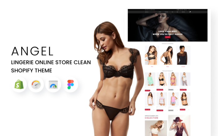 Angel - Toko Online Lingerie Tema Shopify Bersih