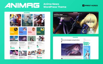 ANIMAG - Tema WordPress Berita Anime + RTL