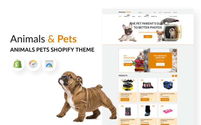 Tema Shopify Hewan & Hewan Peliharaan