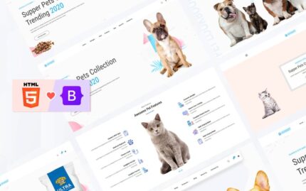 Animart Pet Shop Care bootstrap 5 Template