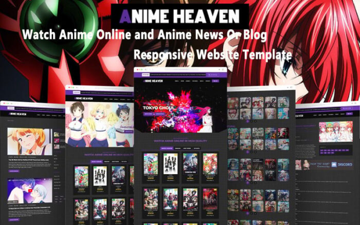 Anime Heaven - Tonton Anime Online dan Berita Anime atau Blog Template Situs Web Responsif