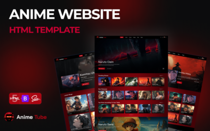 Anime Tube - Template Situs Web HTML 5 Streaming Anime Manga dan Film