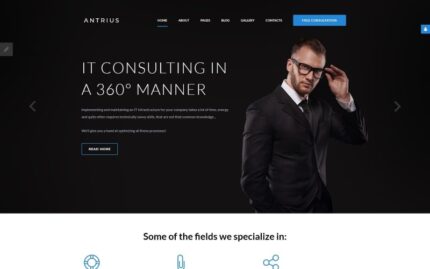 Antrius - Business Consulting Joomla Template