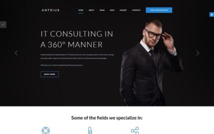 Antrius - Template Joomla Konsultasi Bisnis