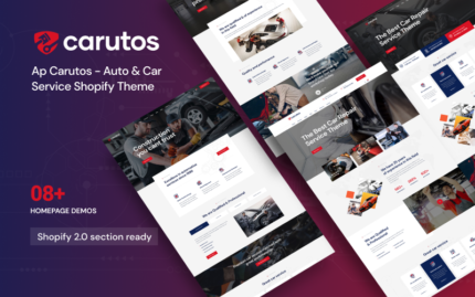 Ap Carutos - Auto & Car Services  Shopify Theme