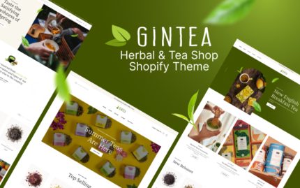 Ap Gintea - Herbal & Tea Shopify Theme