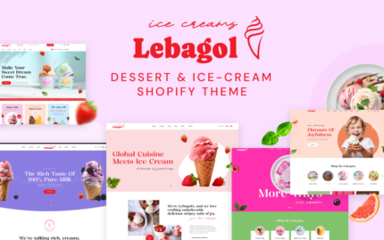 Ap Lebagol - Tema Shopify Makanan Penutup & Es Krim