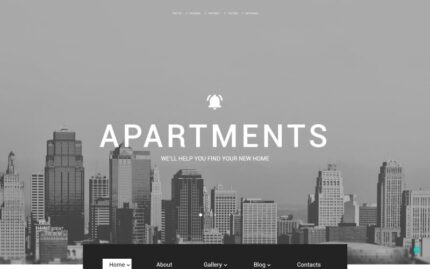 Apartments Website Template