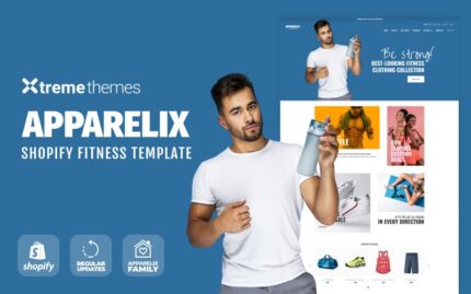 Apparelix Shopify Fitness eCommerce Template Shopify Theme