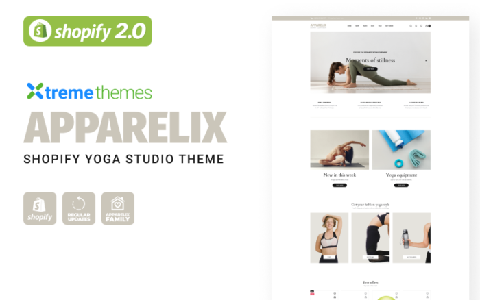 Tema Studio Yoga Shopify Apparelix