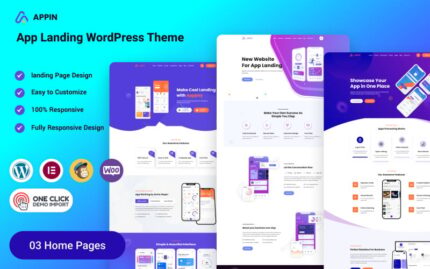 Appin - App and Saas Landing Page WordPress Theme