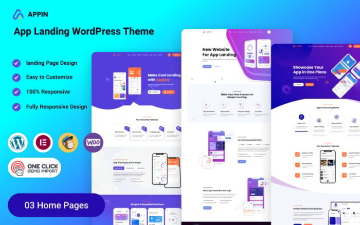 Appin - Tema WordPress Halaman Arahan Aplikasi dan Saas