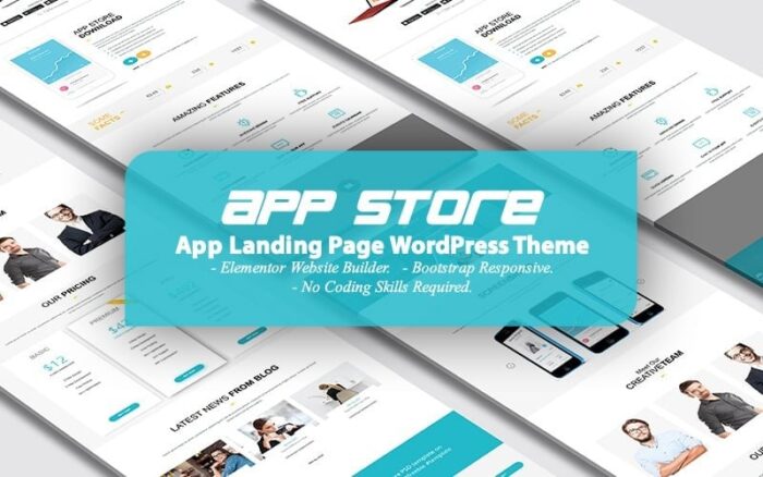 AppStore - Tema WordPress Halaman Pendaratan Aplikasi