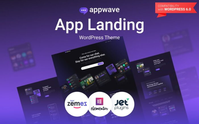 Appwave - Tema WordPress Halaman Arahan Aplikasi yang Inovatif dan Bergaya