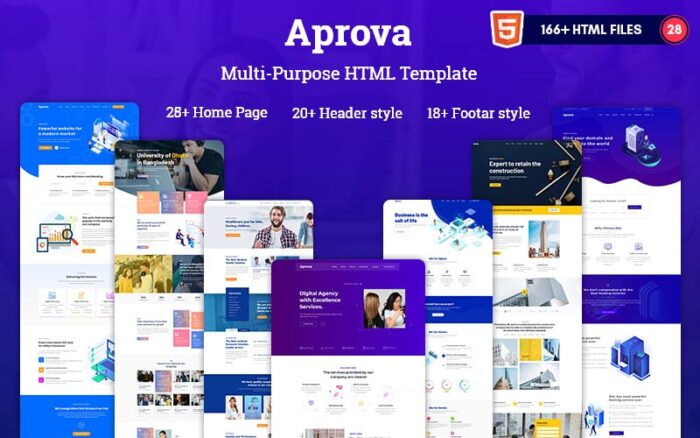 Aprova - Template Situs Web HTML5 Responsif Serbaguna