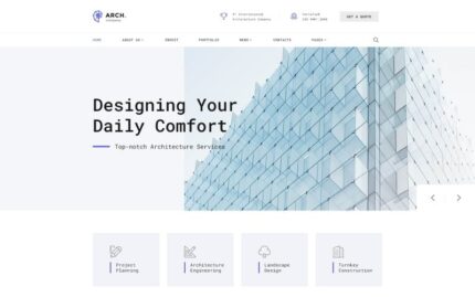 Arch - Template Situs Web HTML Multihalaman Arsitektur