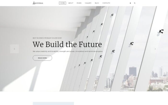 Architeca - Template Joomla Multihalaman Bergaya Agensi Arsitektur