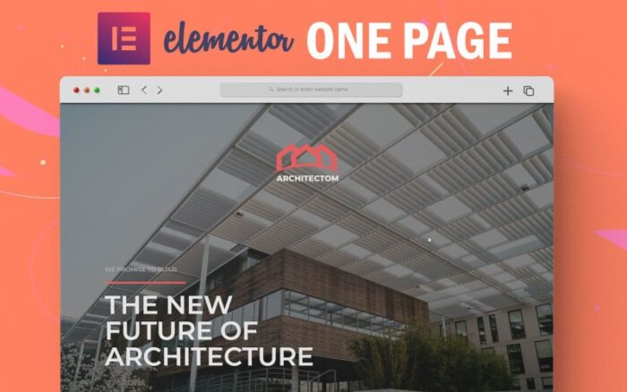 Architectom Elementor Landing Page