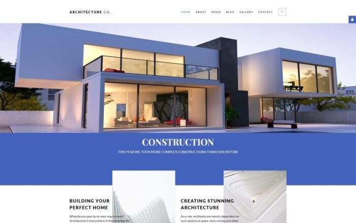 Arsitektur Co. - Template Joomla Kreatif Multihalaman Konstruksi