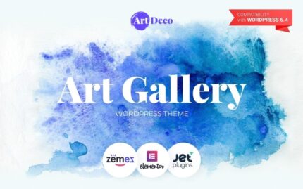 Art Deco - Tema WordPress Galeri Seni