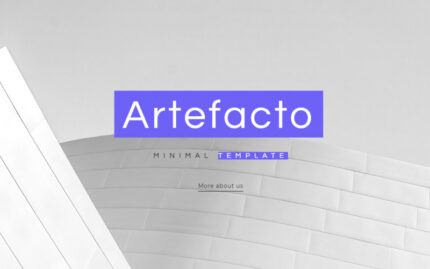 Artefacto - Template Halaman Arahan WordPres Bisnis Elementor