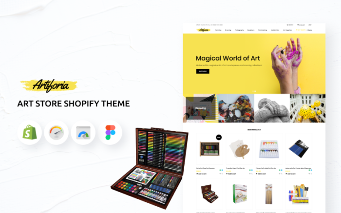 Artiforia - Tema Shopify Toko Seni