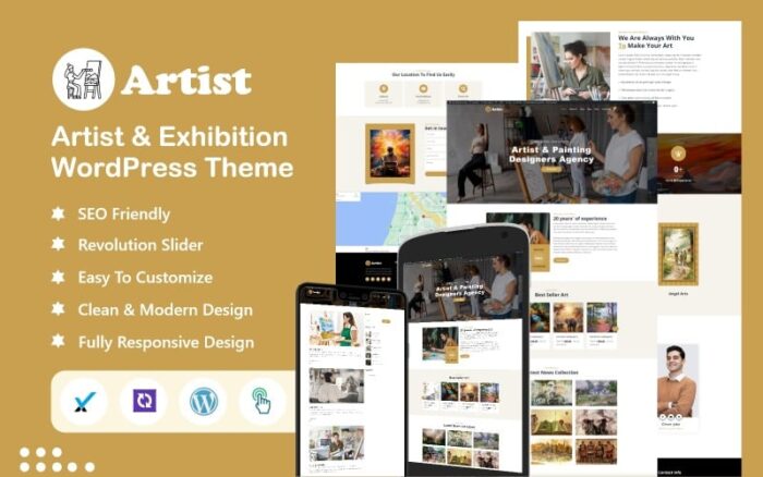 Tema WordPress Artis & Pameran