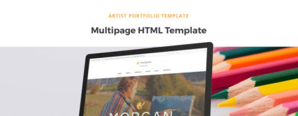 Morgan - Portofolio Artis Multihalaman HTML5 - Fitur Gambar 1