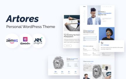 Artores - Tema WordPress Elementor Pribadi