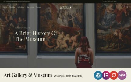 Artruls - Tema WordPress Galeri dan Museum