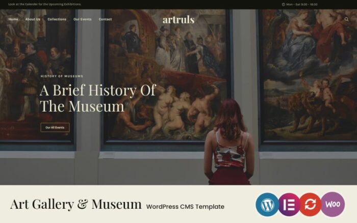 Artruls - Tema WordPress Galeri dan Museum