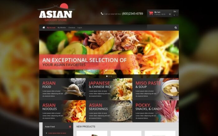 Tema Magento Toko Kelontong Asia