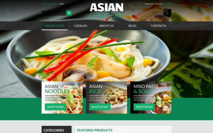 Template VirtueMart Toko Kelontong Asia