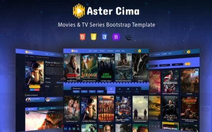 Aster Cima – Movies & Tv Series Html Template