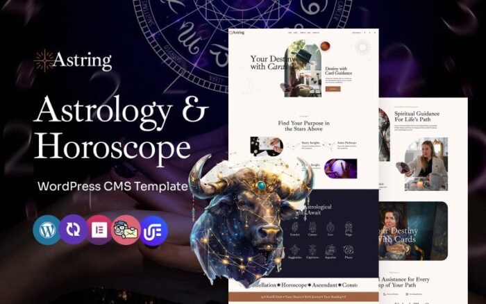 Astring - Tema WordPress Elementor Astrologi dan Horoskop