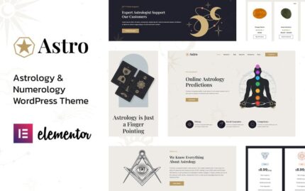 Astro - Horoscope and Astrology WordPress Theme