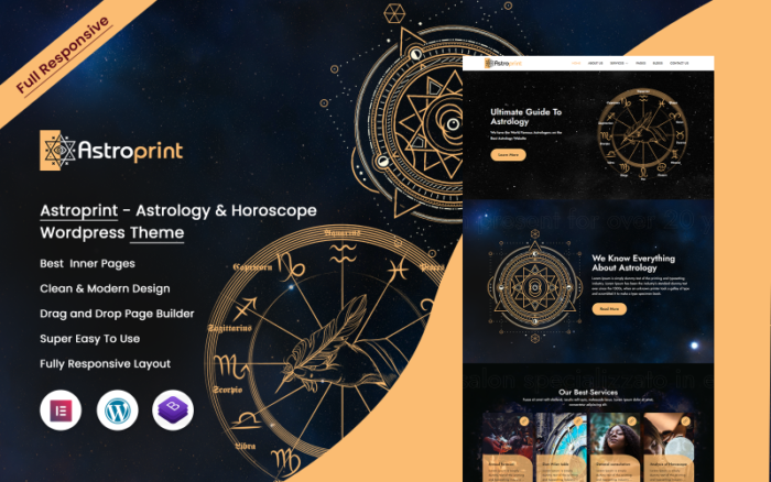 Astroprint - Tema WordPress Astrologi & Horoskop