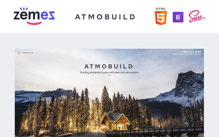 Atmobuild - Template Situs Web Bisnis Konstruksi