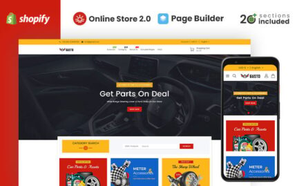 Auto Gusto Parts Store Shopify Theme