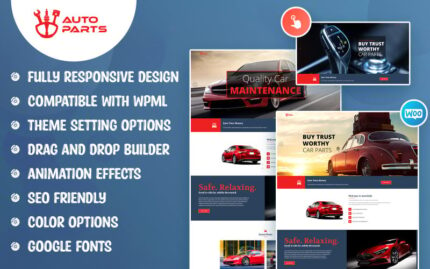 Auto Parts Store  WooCommerce Theme