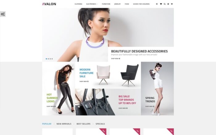 Avalon - Tema PrestaShop Toko Grosir