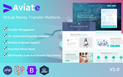 Aviate - Virtual Money Transfer Platform.