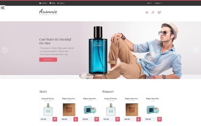 Axonnie - Tema PrestaShop Toko Parfum