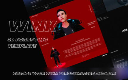 Wink - Template Portofolio Serbaguna 3D - Fitur Gambar 1