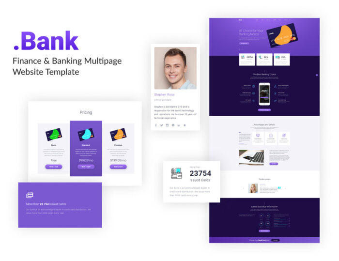 .Bank - Template Situs Web Multipage Bootstrap 5 Keuangan dan Perbankan - Fitur Gambar 1