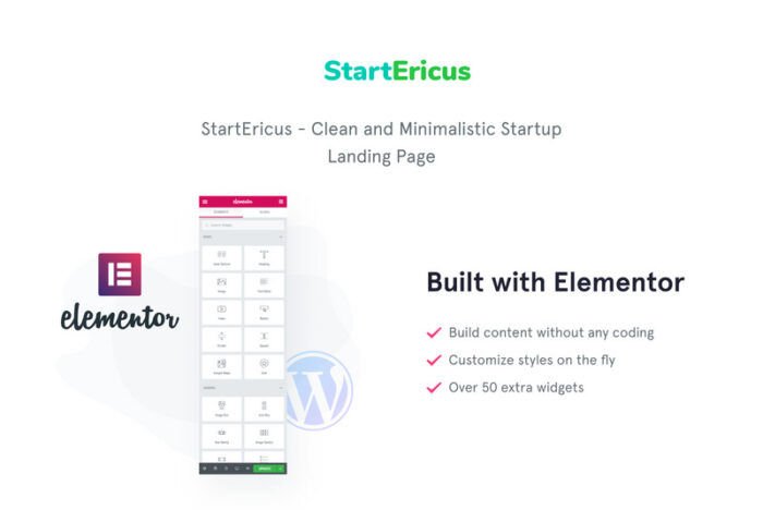 StartEricus - Tema WordPress Halaman Arahan Startup yang Bersih dan Minimalis - Fitur Gambar 3