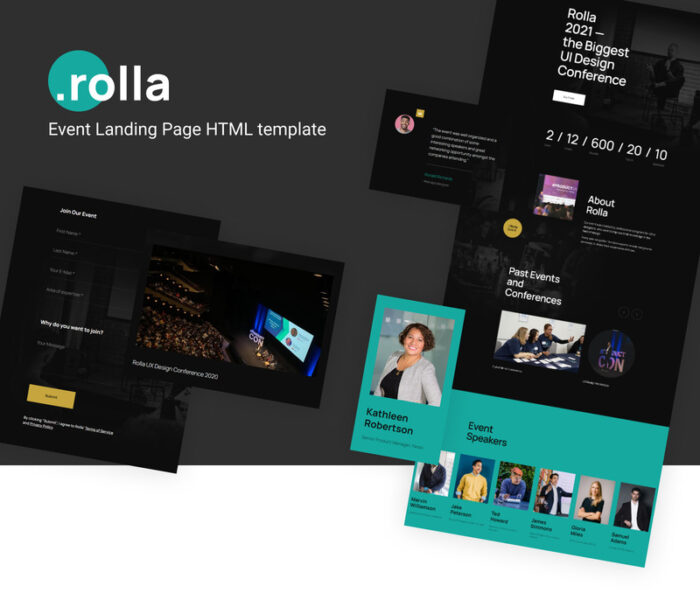 Rolla - Template Tiket Acara HTML5 - Fitur Gambar 1